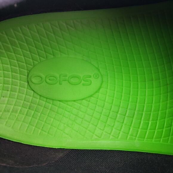 Oofos OOmg Eezee Low Mens Size 13 Black Slip On Recovery Comfort Sneaker Shoes - Picture 10 of 11